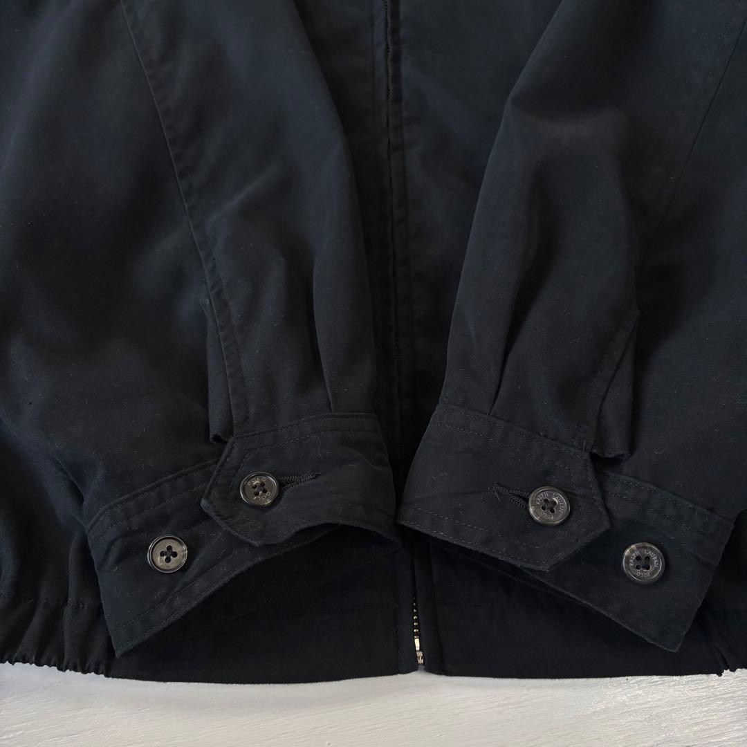 ラルフローレン スウィングトップ　ワンポイントロゴ　XLサイズ　ブラック　古着