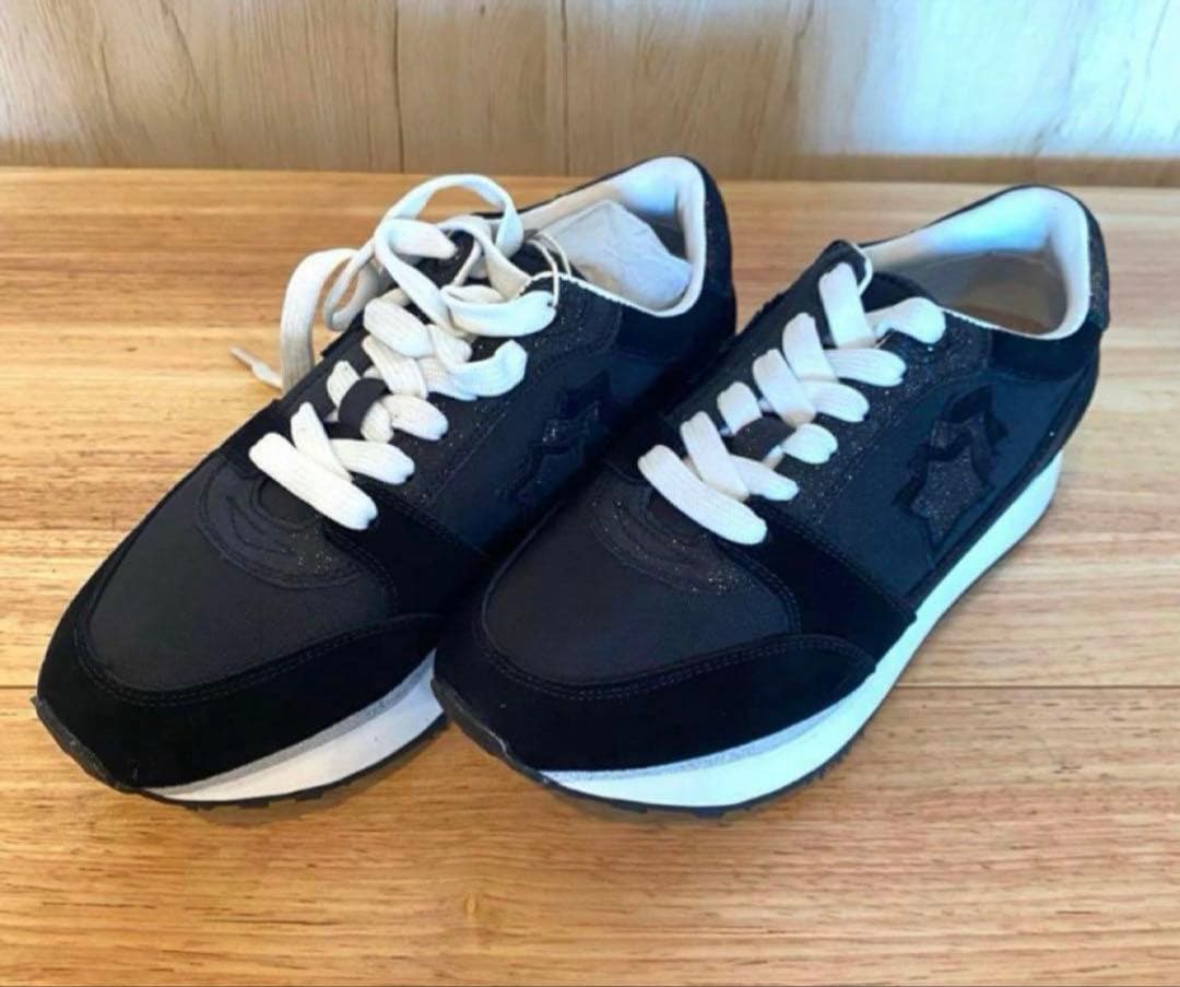 アトランティックスターズ TEACH 厚底 ブラック EU38 新品 箱付き