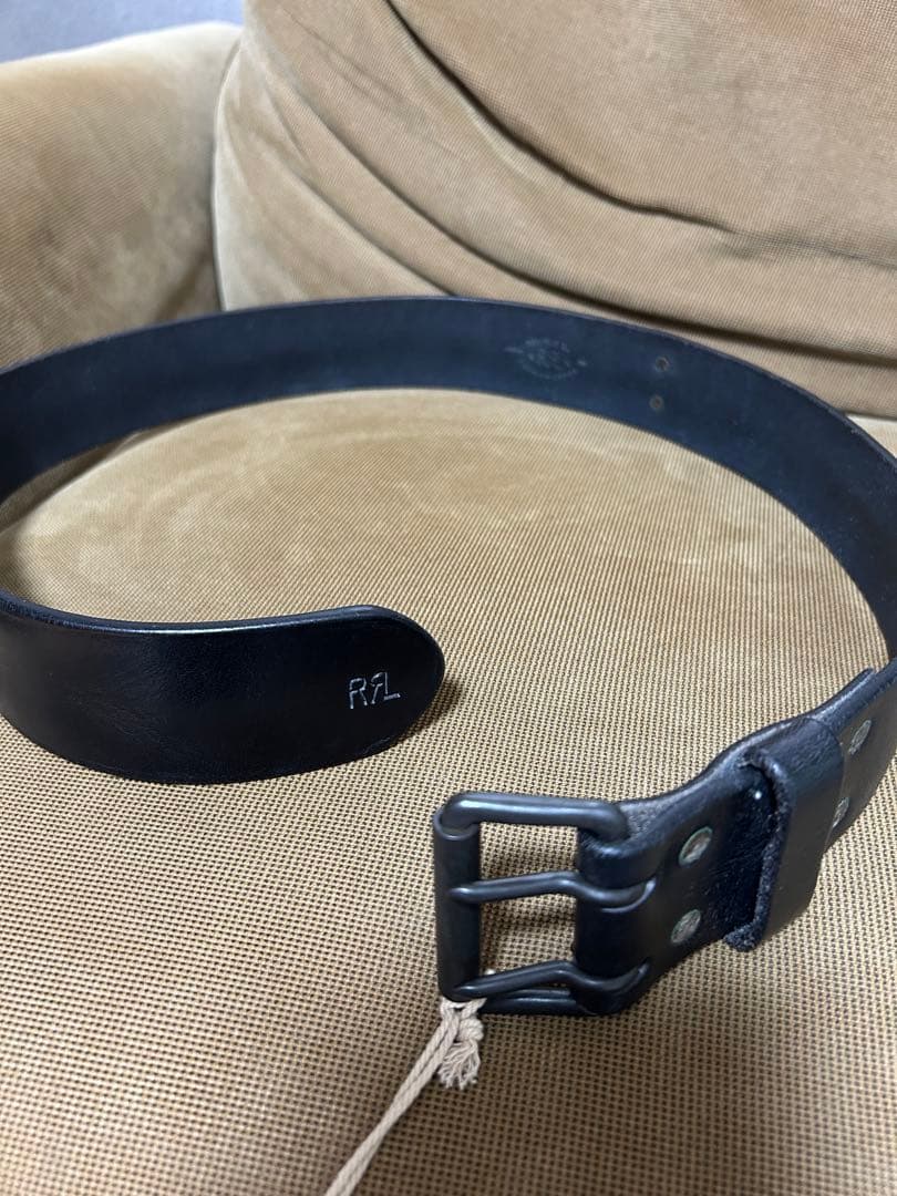 新品未使用DOUBLE RL ダブルアールエル レザー ベルト 30