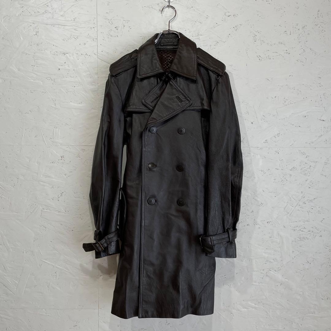 古着90's 00's Vintage JUN MENオールレザートレンチコート