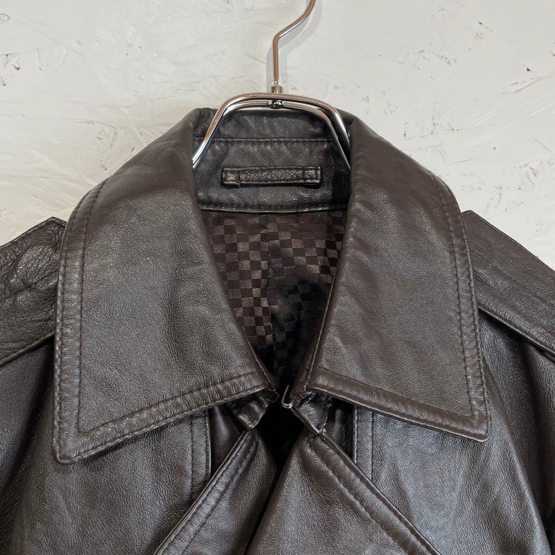 古着90's 00's Vintage JUN MENオールレザートレンチコート