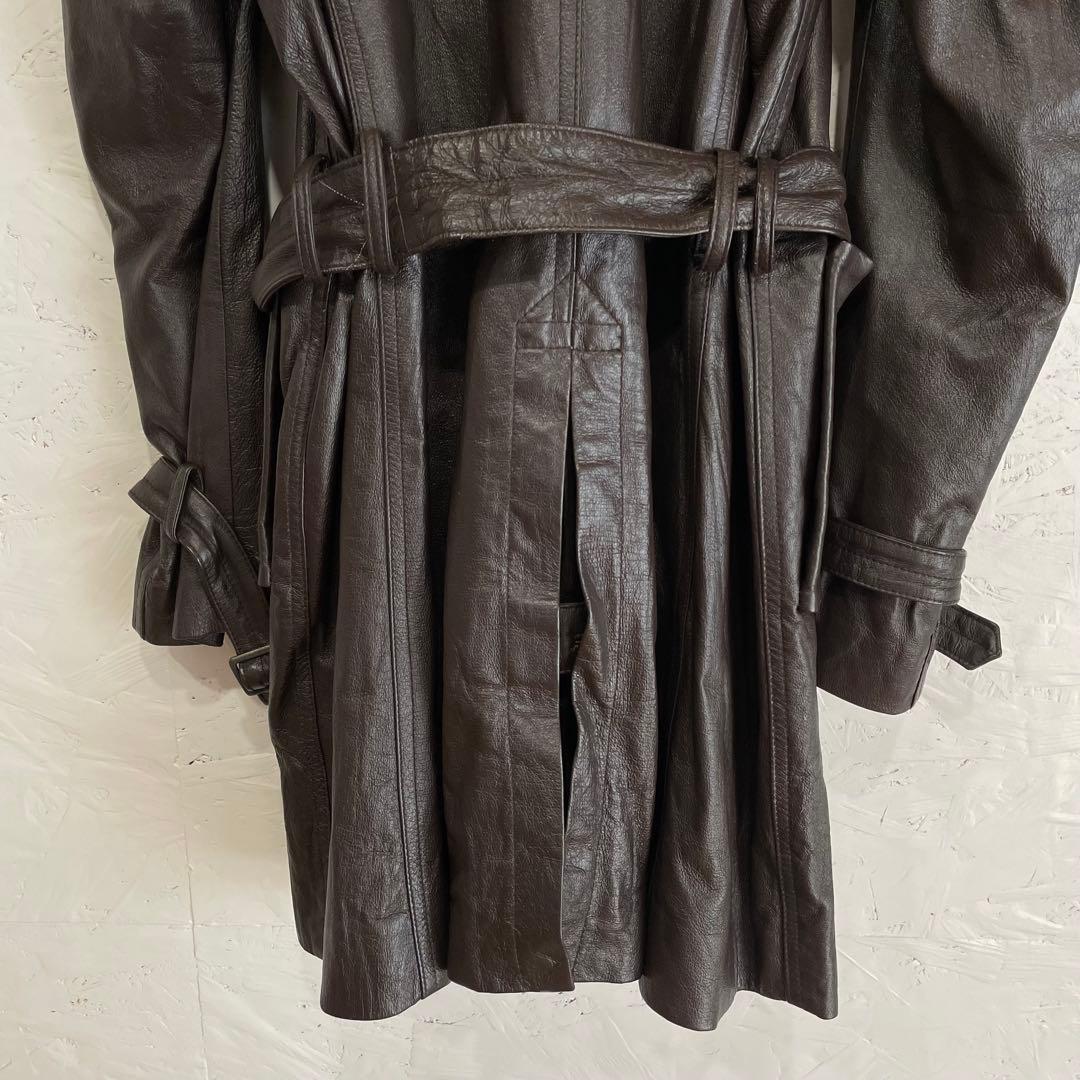 古着90's 00's Vintage JUN MENオールレザートレンチコート