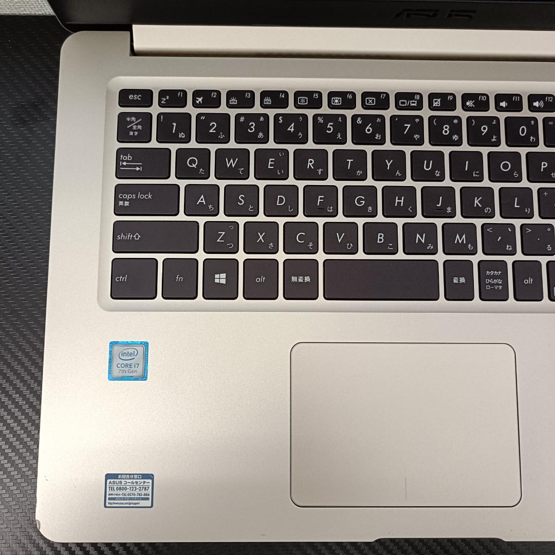 ノートPC i7 Windows11 SSD メモリ12GB ASUS Wifi