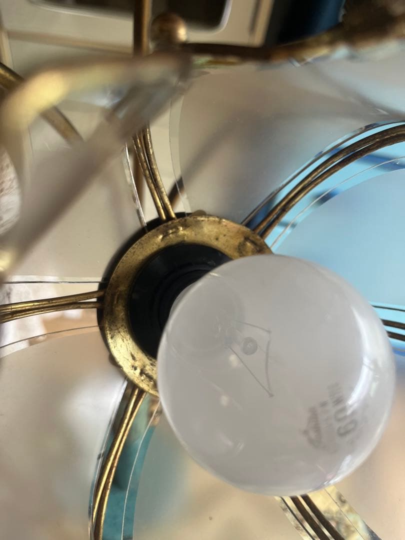 フロアスタンドライト インテリア 花型 アンティーク ランプ