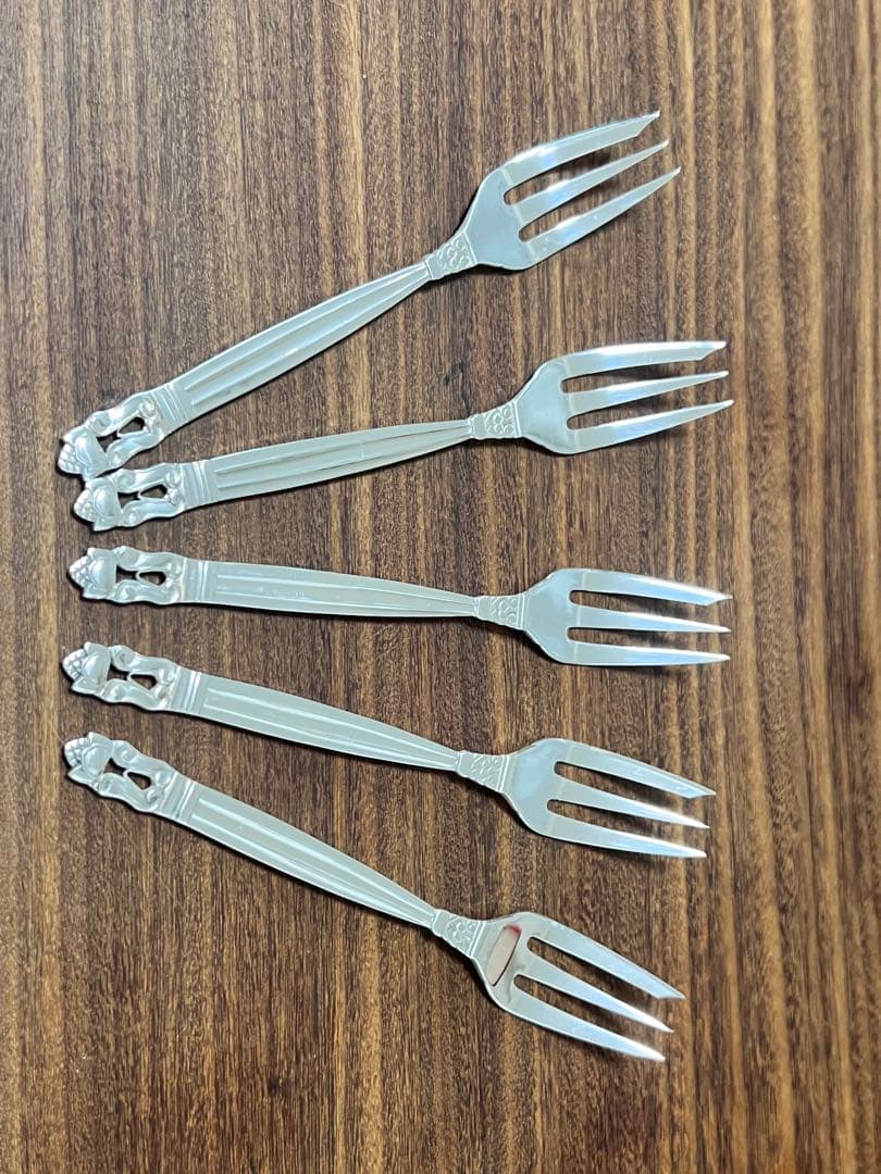 銀製フォーク 5本セット
