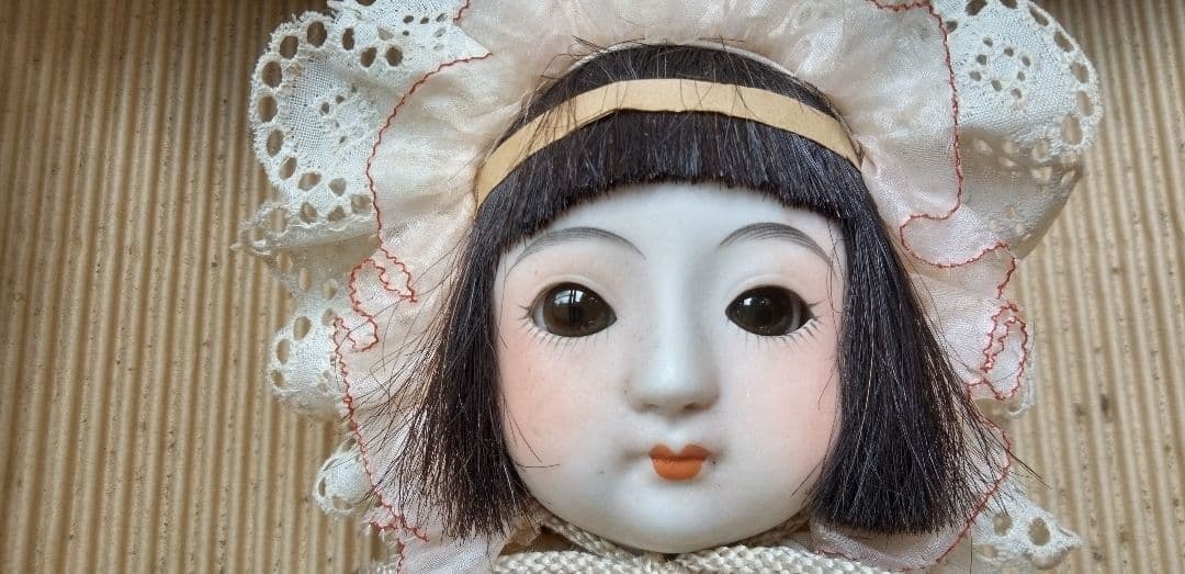 サクラビスク　ママー人形　　市松人形　日本人形　ビスクドール　和人形