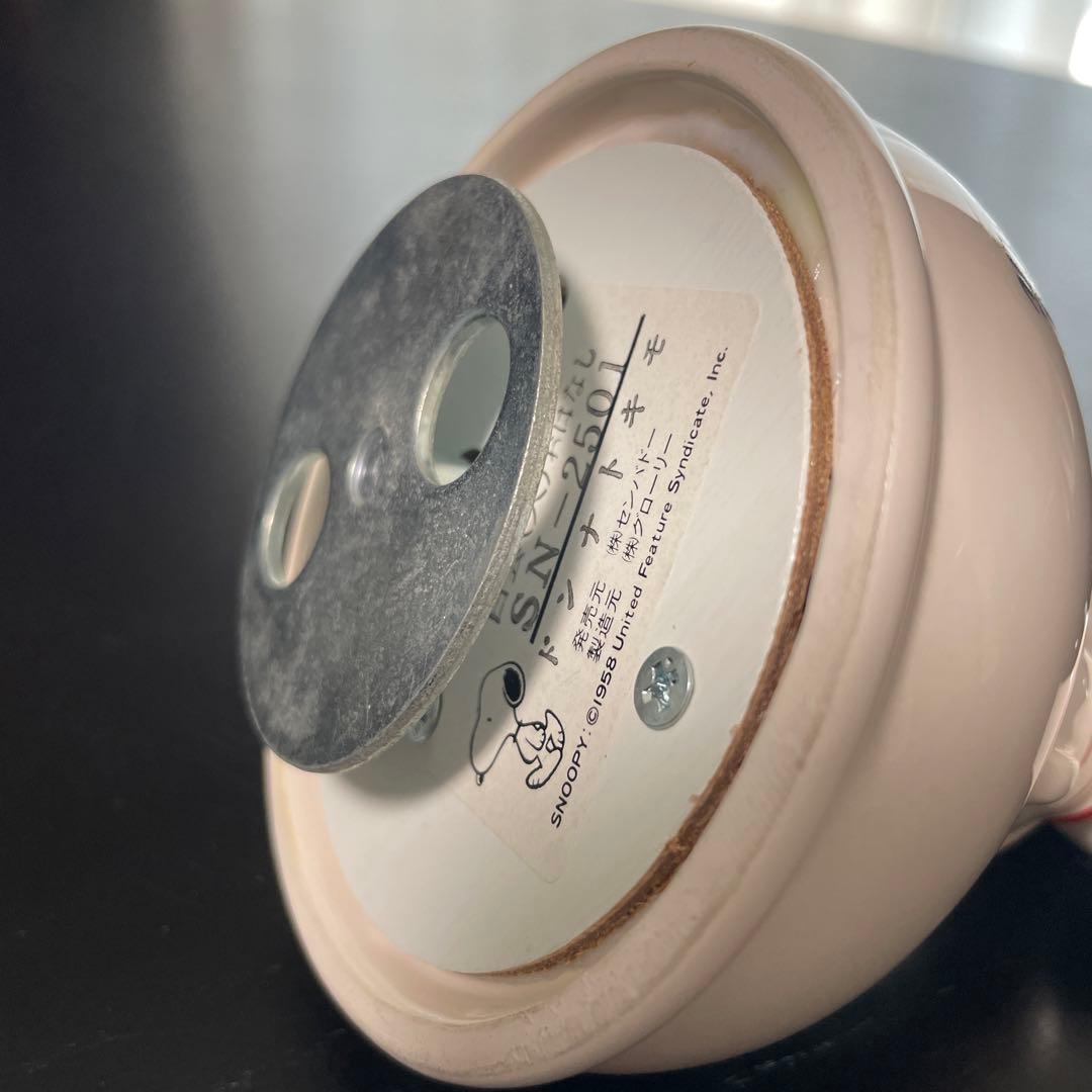 ヴィンテージ 陶器製　スヌーピー　オルゴール