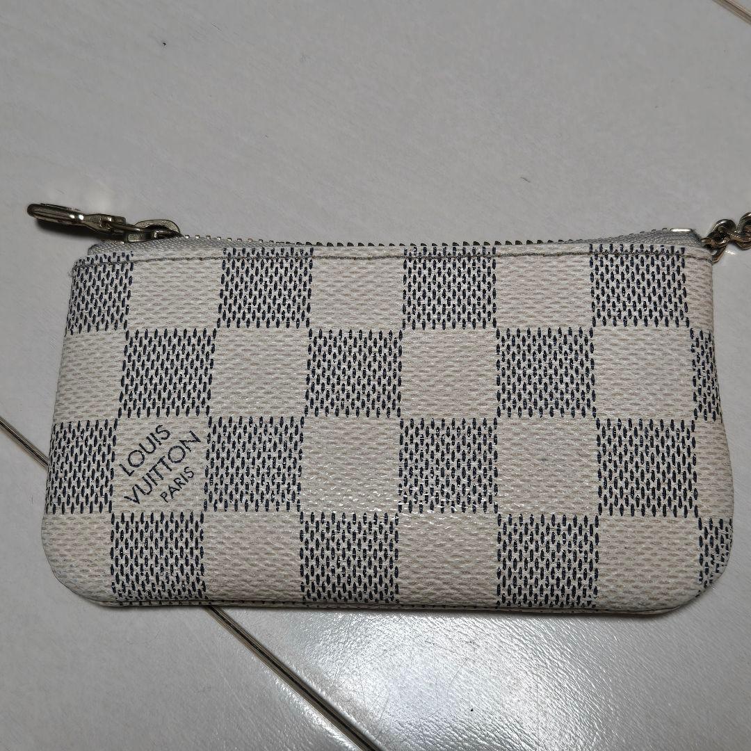 ルイヴィトン LV ポシェット クレ 小銭入 れ ケース ダミエアズール