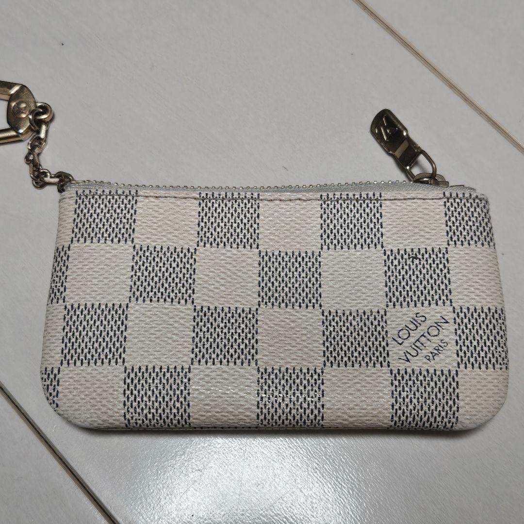 ルイヴィトン LV ポシェット クレ 小銭入 れ ケース ダミエアズール