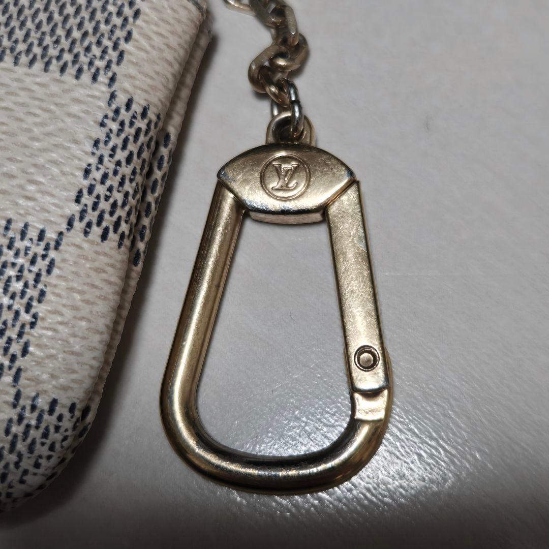 ルイヴィトン LV ポシェット クレ 小銭入 れ ケース ダミエアズール