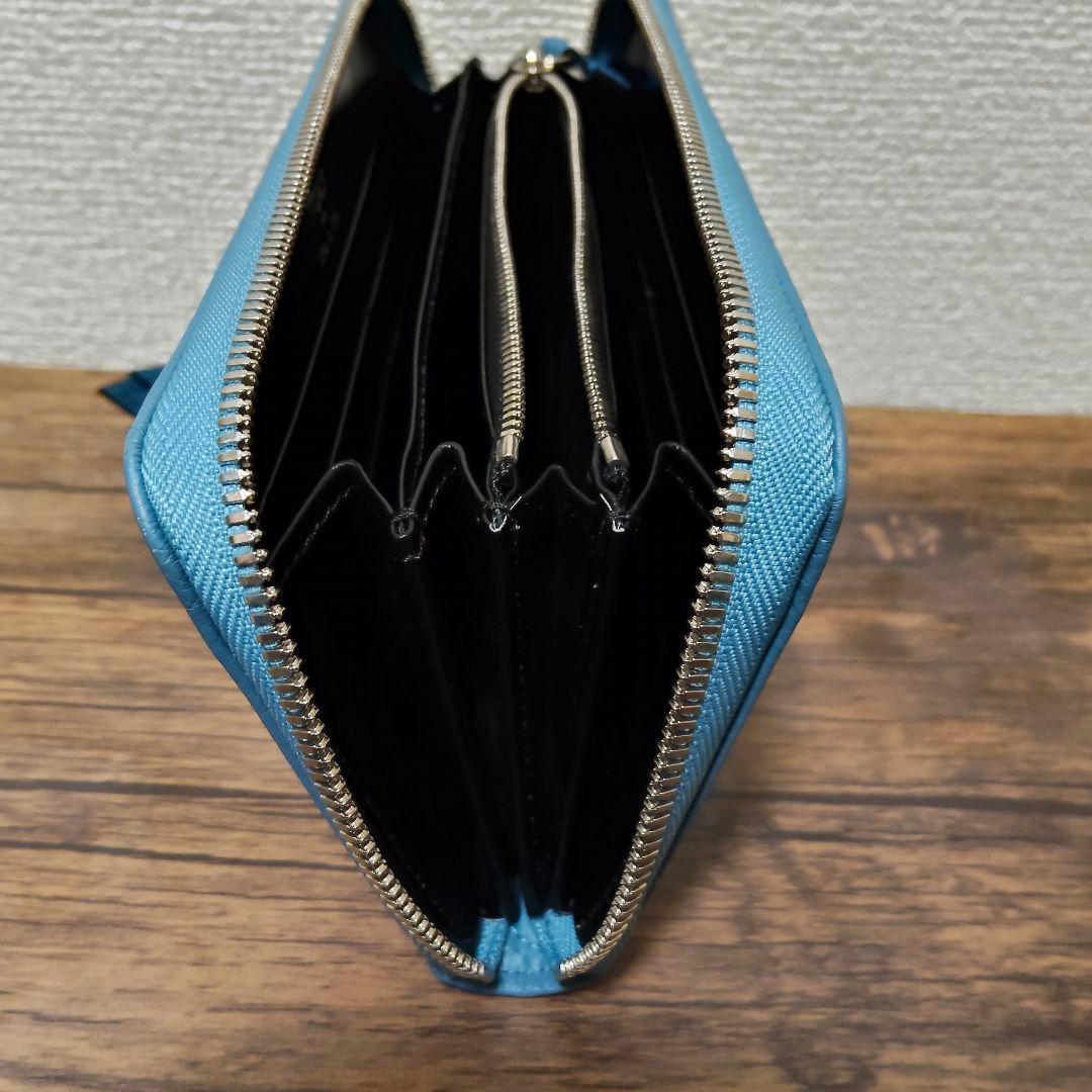 ITUAIS イトゥアイス キルティング レザー 本革 長財布 ロングウォレット