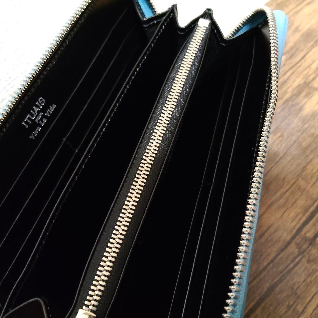 ITUAIS イトゥアイス キルティング レザー 本革 長財布 ロングウォレット