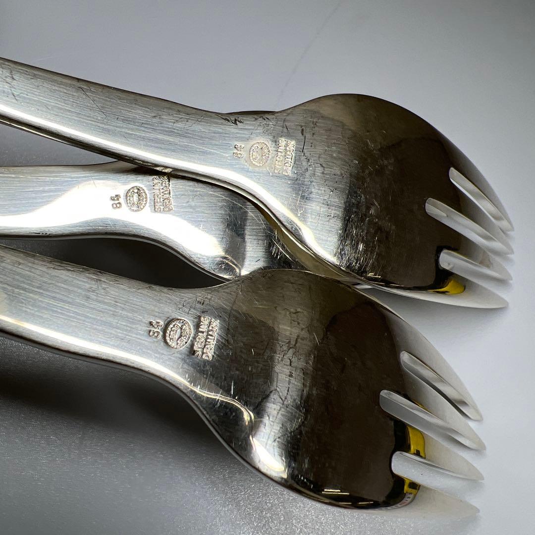 ジョージジェンセン　ブロッサムsterling925 ディナーフォーク6本　袋付