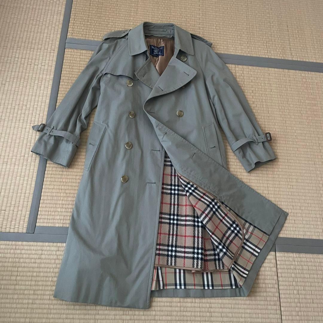 BURBERRY メンズトレンチコート 暖かいライナー付き イギリス製