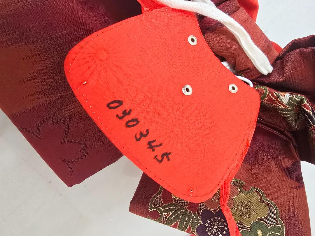 七五三　7歳　正絹　ちりめん　着物　セット　女の子 *c46