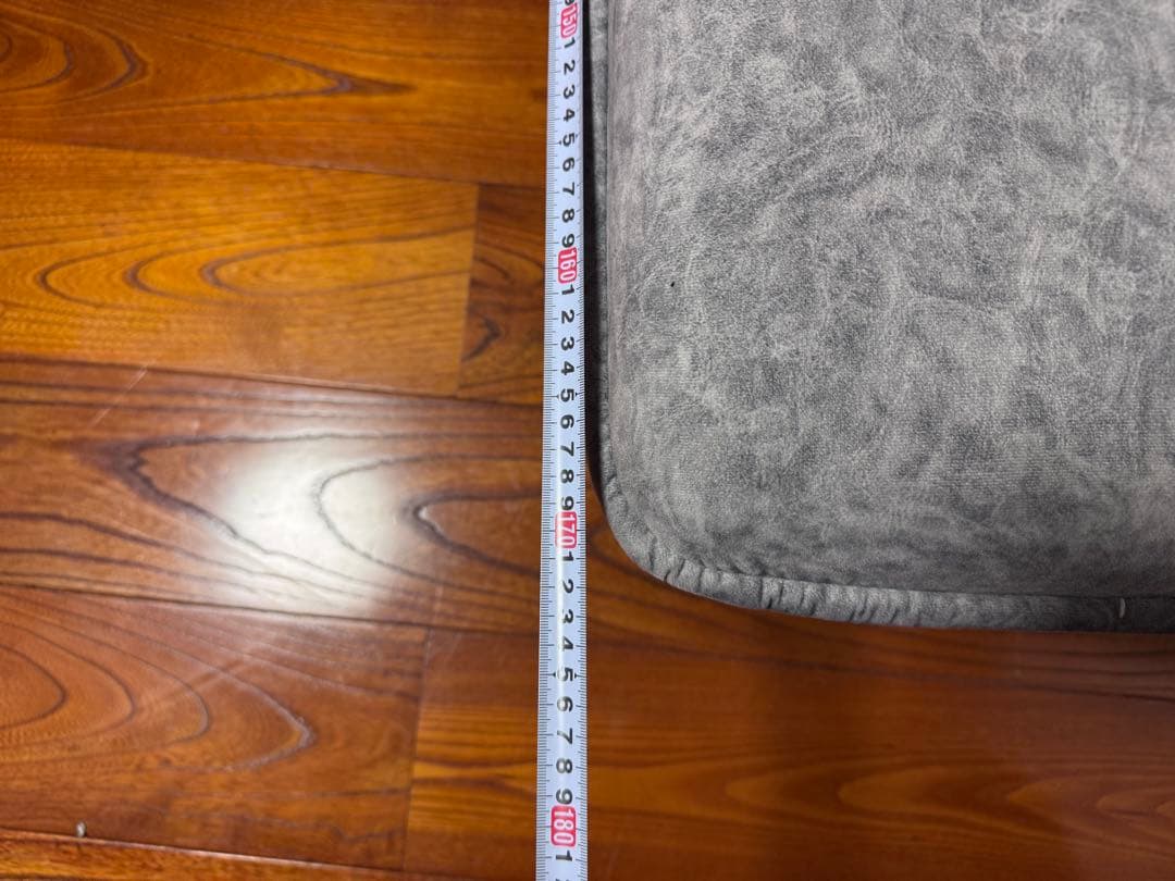 L字型ファブリックカウチソファセット