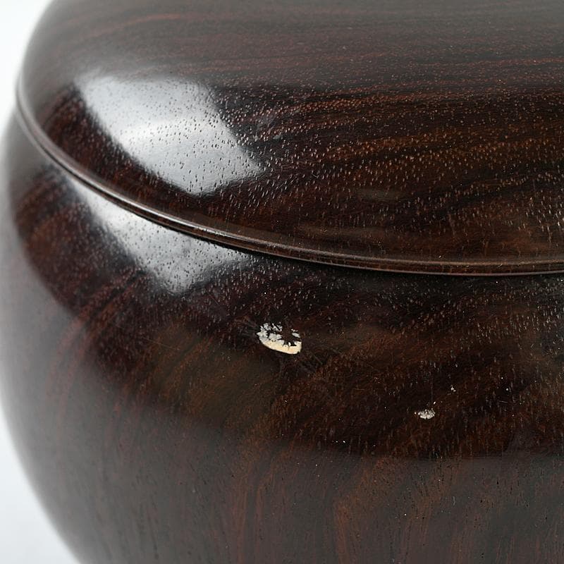 囲碁　碁石　本蛤碁石　那智黒碁石　碁笥　一套　時代箱付　H　R9082