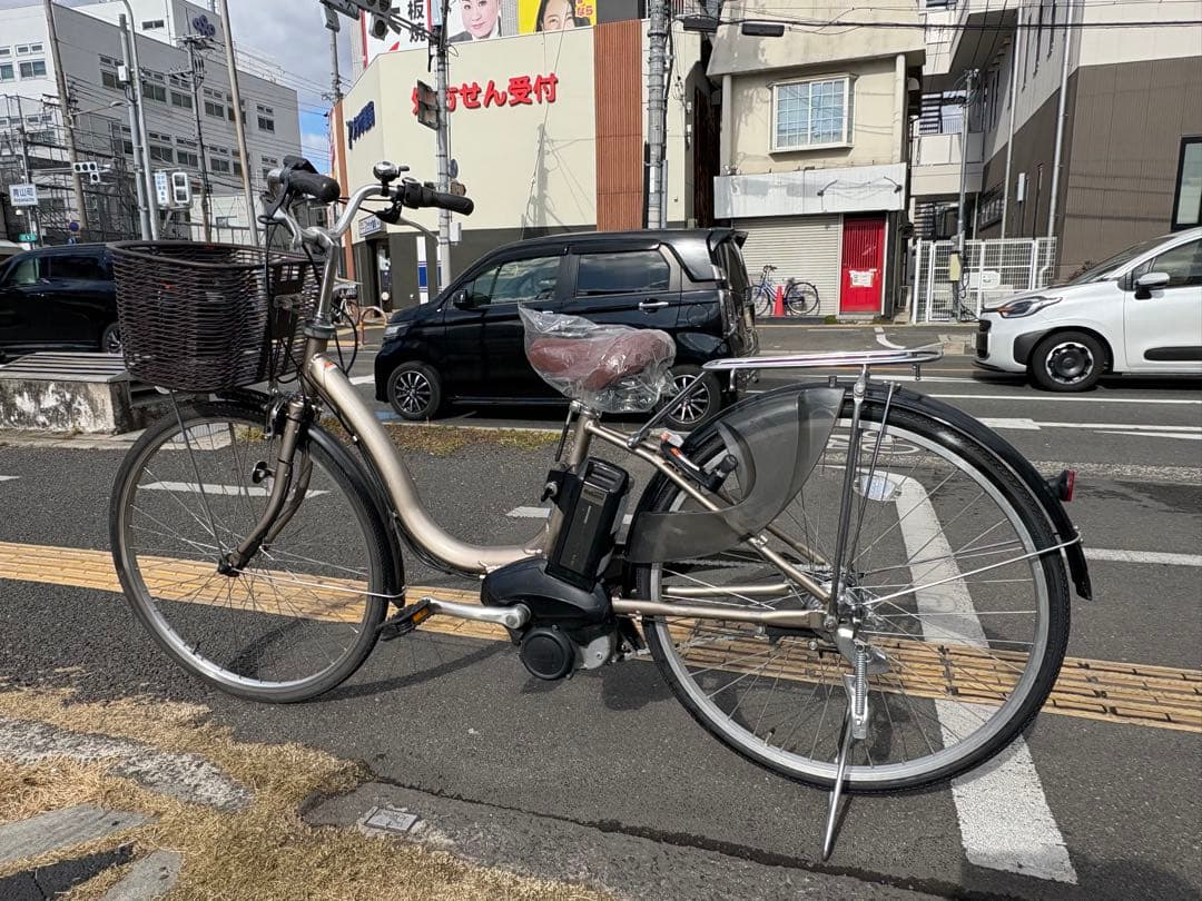 中古YAMAHA電動アシスト自転車　8.7Ah 大阪　017番
