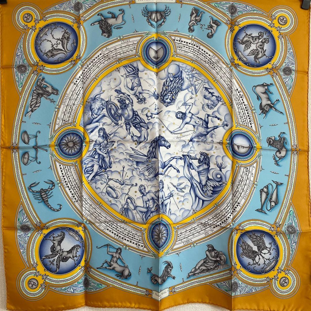 新品 ハンティングワールド シルク スカーフ カレ イタリア製 約86×88㎝