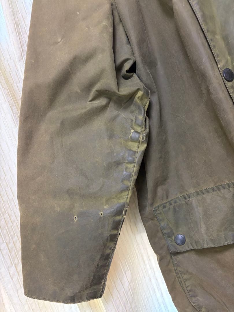 【最終価格】80s バブアー ゲームフェア 34 セージ 3クラウン