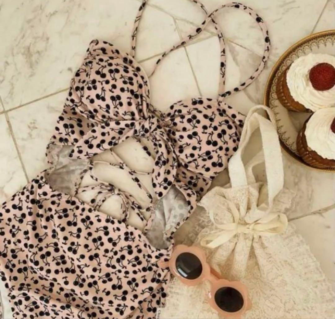 treat urself 水着 チェリー 新品未使用品 トリートユアセルフ