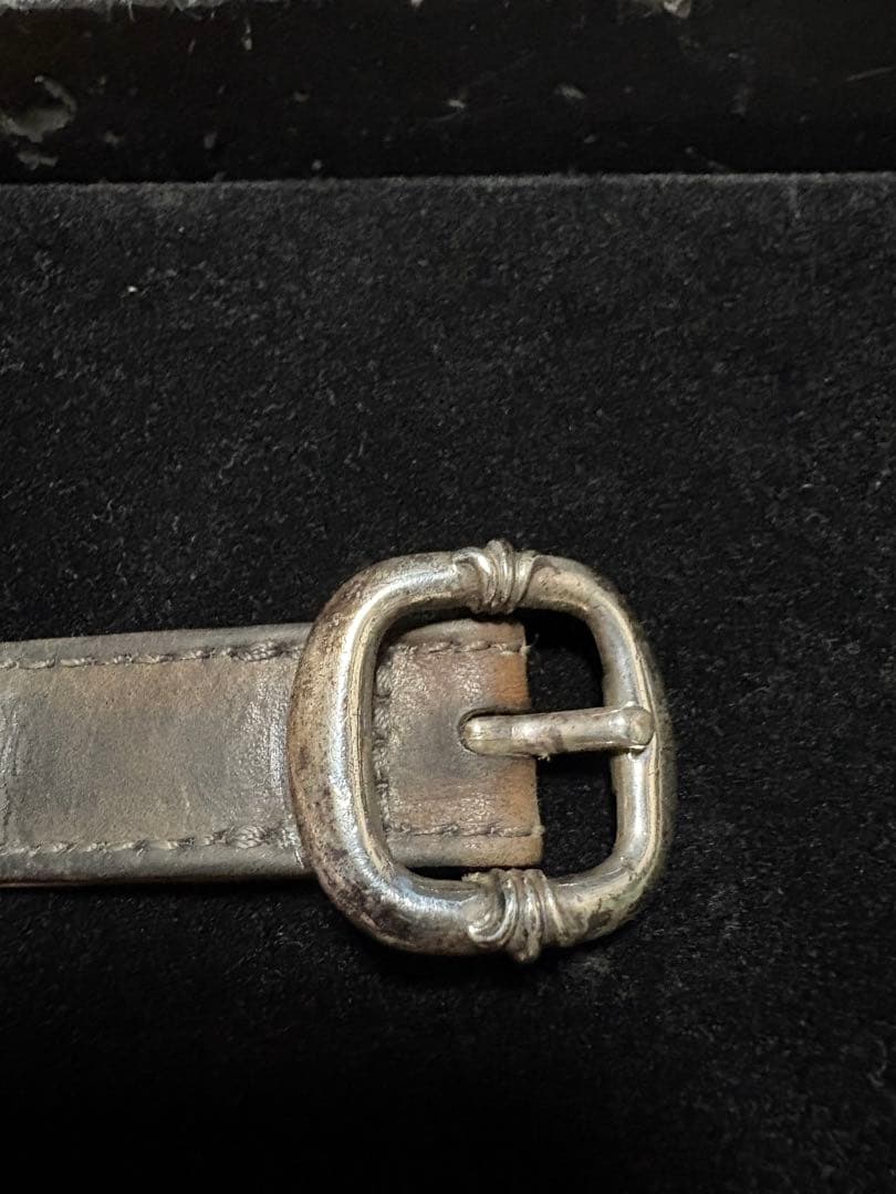 クロムハーツ　ガンスリンガーレザー　ブレスレット　JUNK