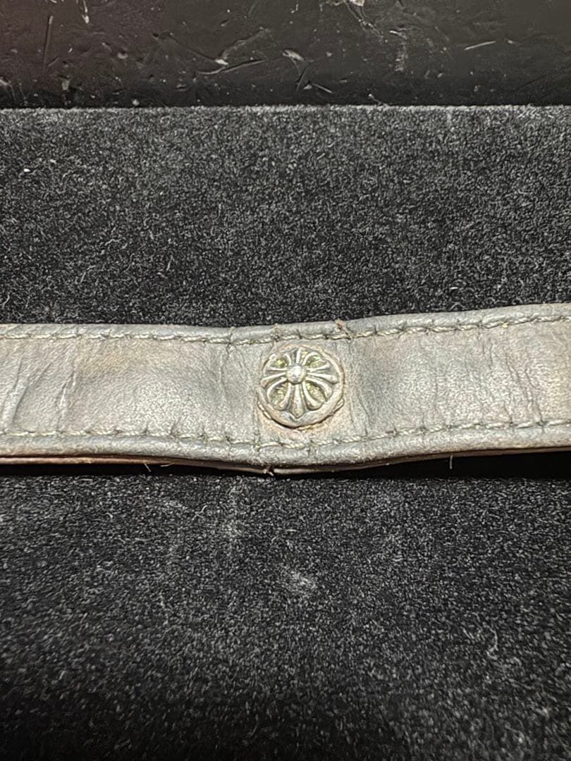 クロムハーツ　ガンスリンガーレザー　ブレスレット　JUNK