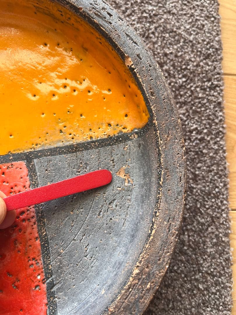 『ミッドセンチュリー』ビトッシ モンドリアン 皿ジオメトリックデザイン