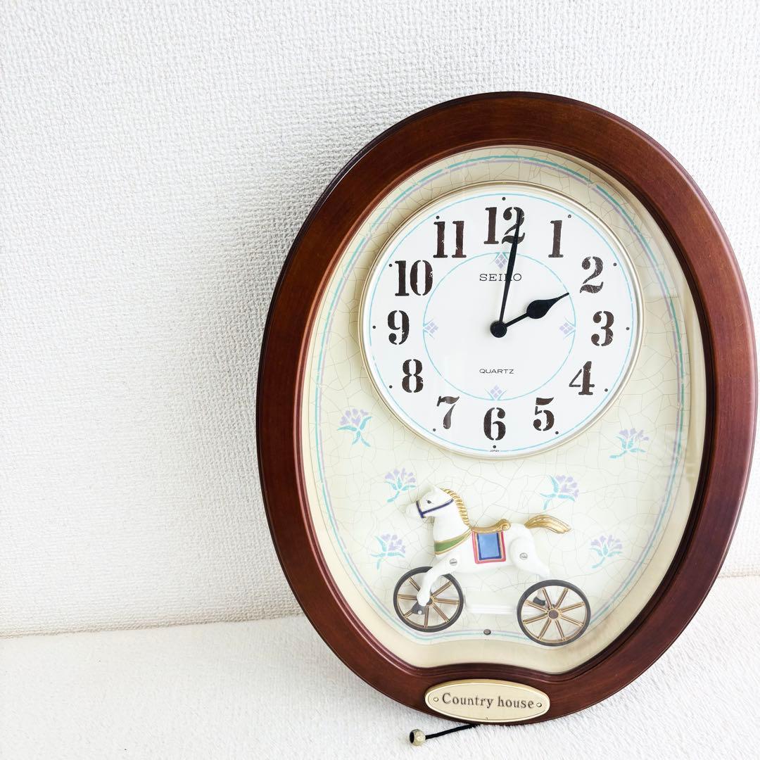 【入手困難】SEIKO からくり時計 RE510B 1991年製 クォーツ