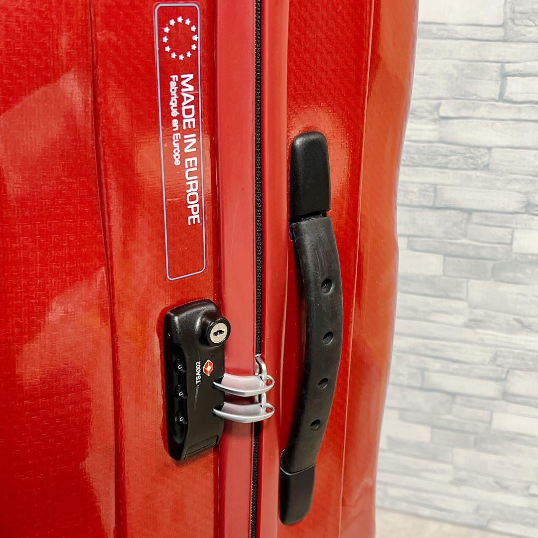 サムソナイト ブラックレーベル コスモライト スピナー85 123L 赤