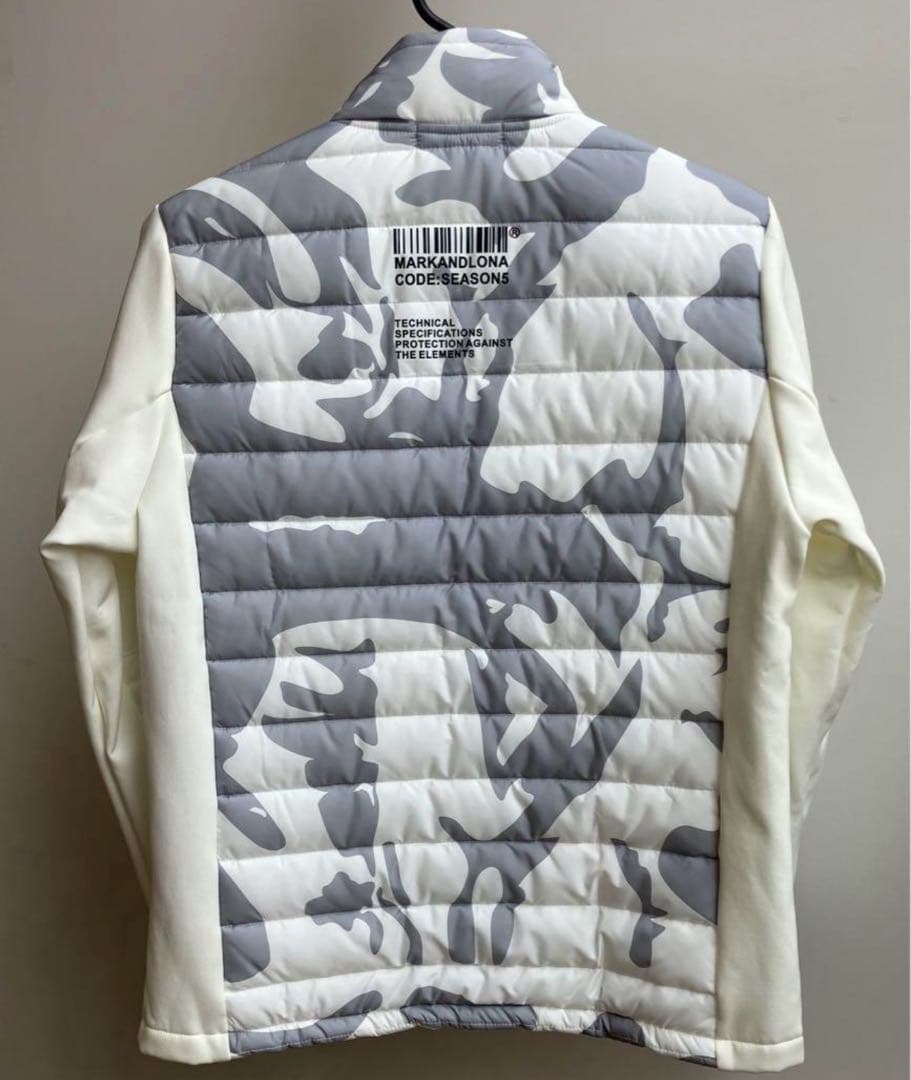 新品★MARK&LONA マークアンドロナ 中綿 ジップジャケット 総柄 LL