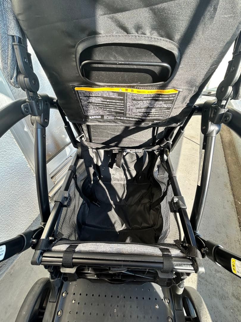 KATOJI ベビーカー 2seater 2シーター2人乗　グレー 2人でゴー