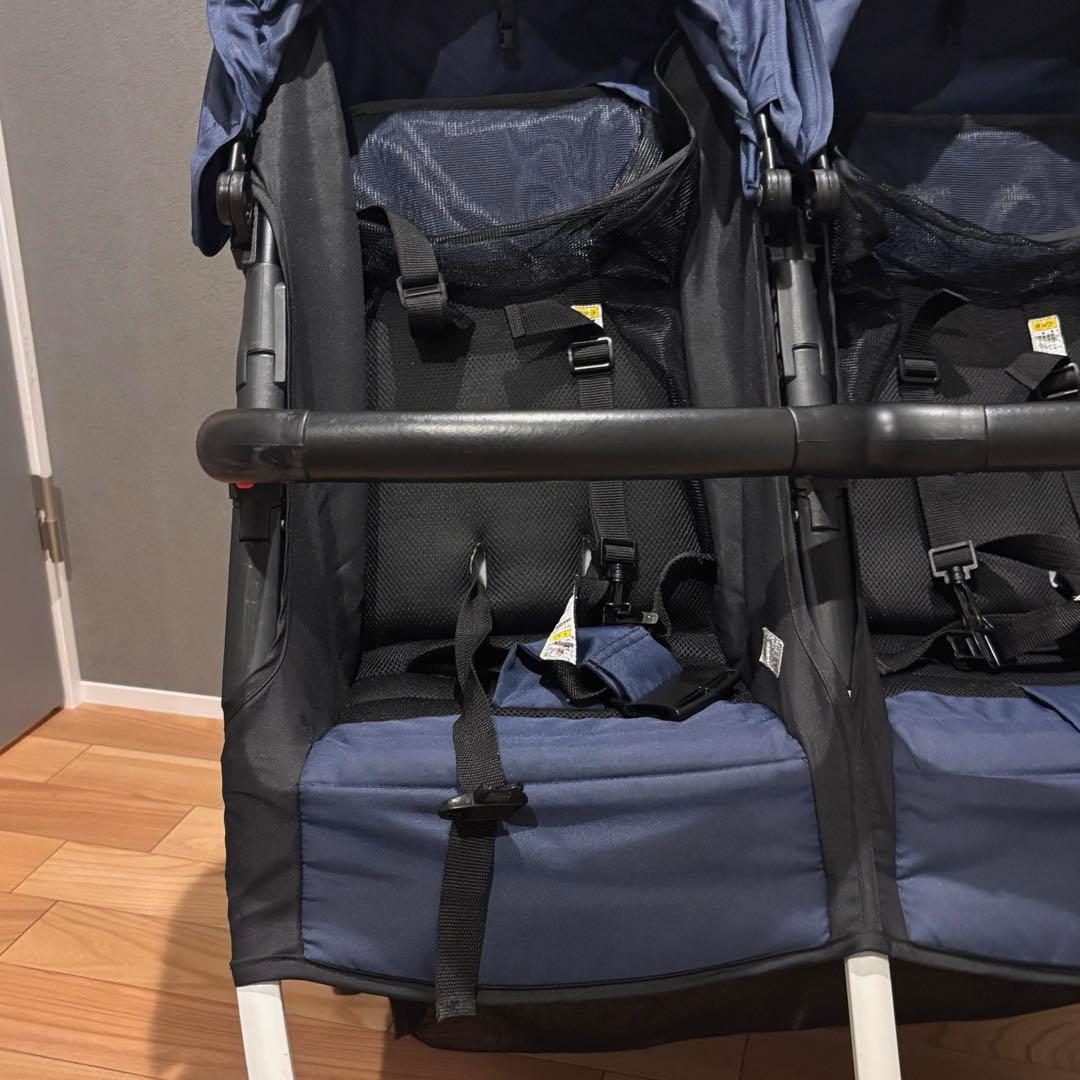 ココロンツイン　二人乗りベビーカー　双子　ベビーカー　説明書あり