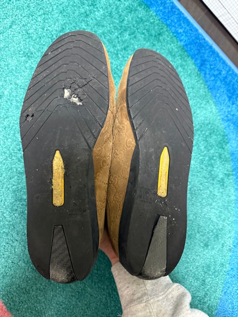 gucci スエード スニーカー