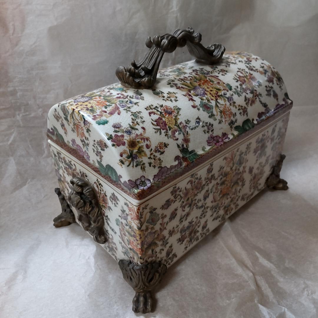 シノワズリ　ボックス オリエンタル 　インテリア アンティークモダン