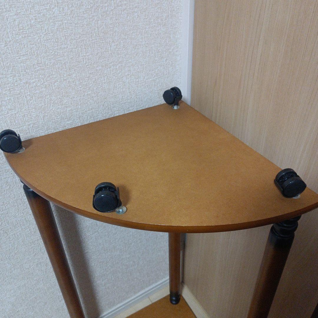 ヴィンテージ コーナーラック 木製 飾り棚 　ラック レトロ アンティーク