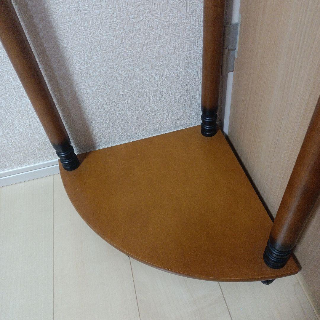 ヴィンテージ コーナーラック 木製 飾り棚 　ラック レトロ アンティーク