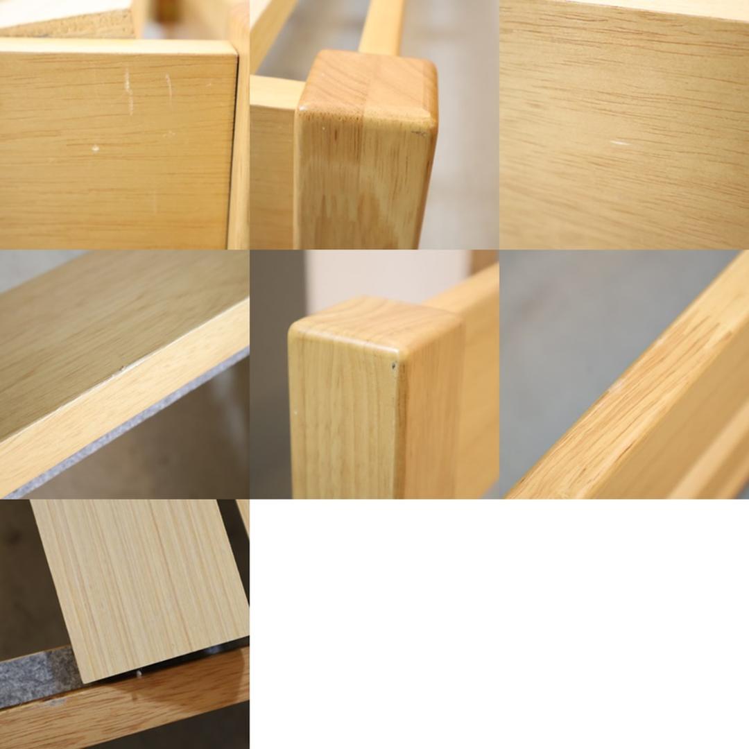 無印良品 MUJI 木製ベッド セミダブルベッドフレーム ラバーウッド材 ベッド