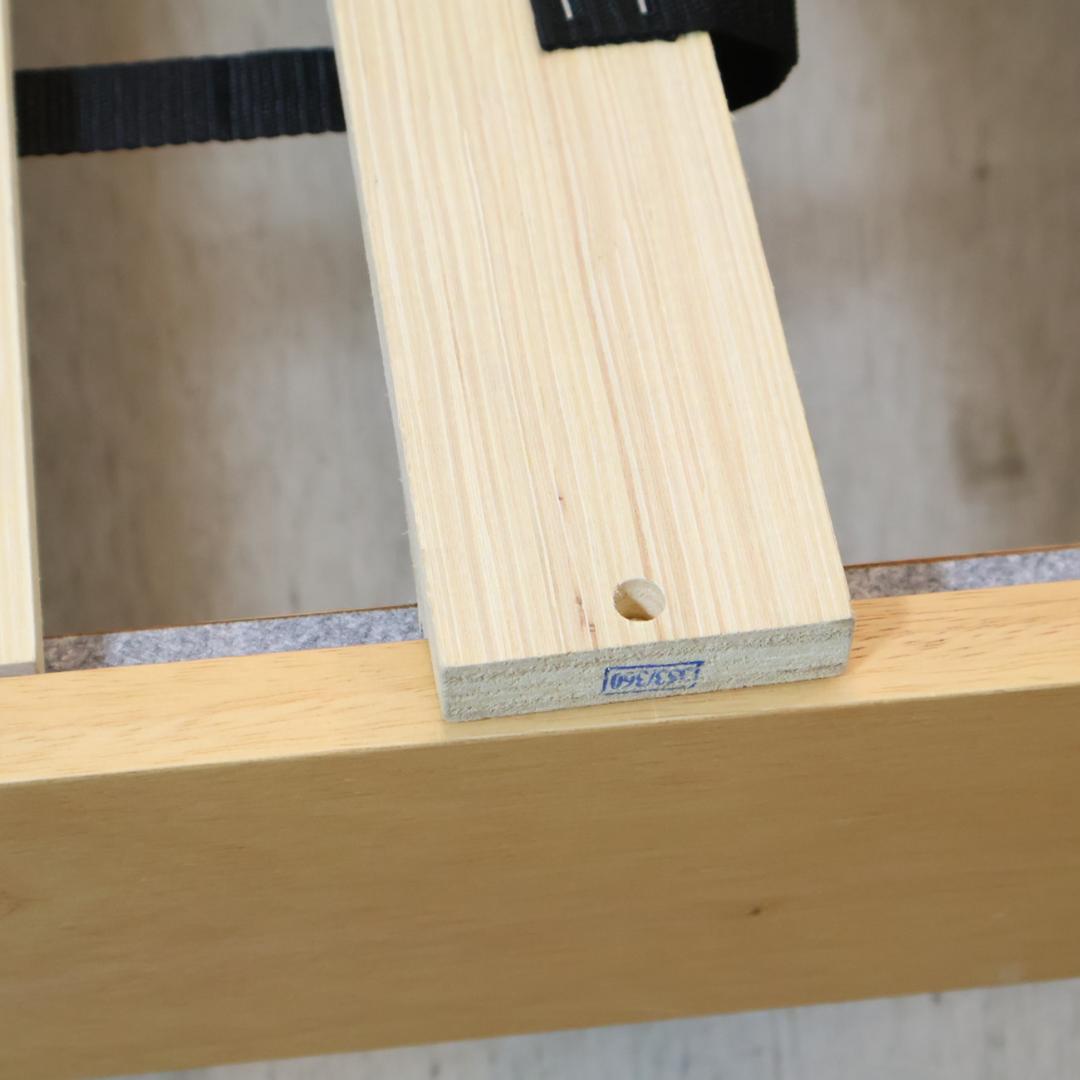 無印良品 MUJI 木製ベッド セミダブルベッドフレーム ラバーウッド材 ベッド