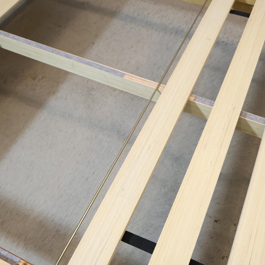 無印良品 MUJI 木製ベッド セミダブルベッドフレーム ラバーウッド材 ベッド