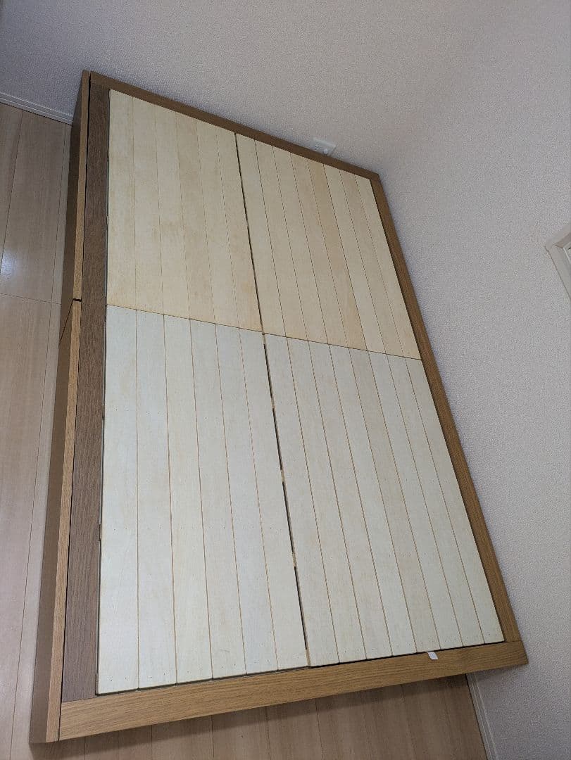 s*1様 【配送料込み】無印良品 セミダブル 収納付き