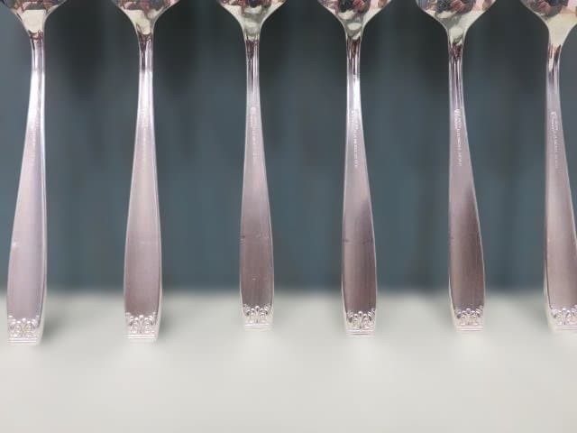 ラッキーウッド　ロッキンガム　未使用　保管品　18本セット　洋白銀　当時物　希少