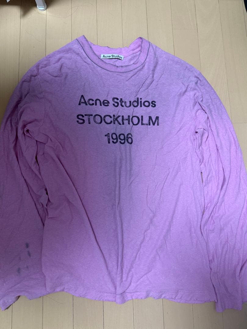 Acne Studios ピンク 長袖カットソー【値下げ交渉受付可】