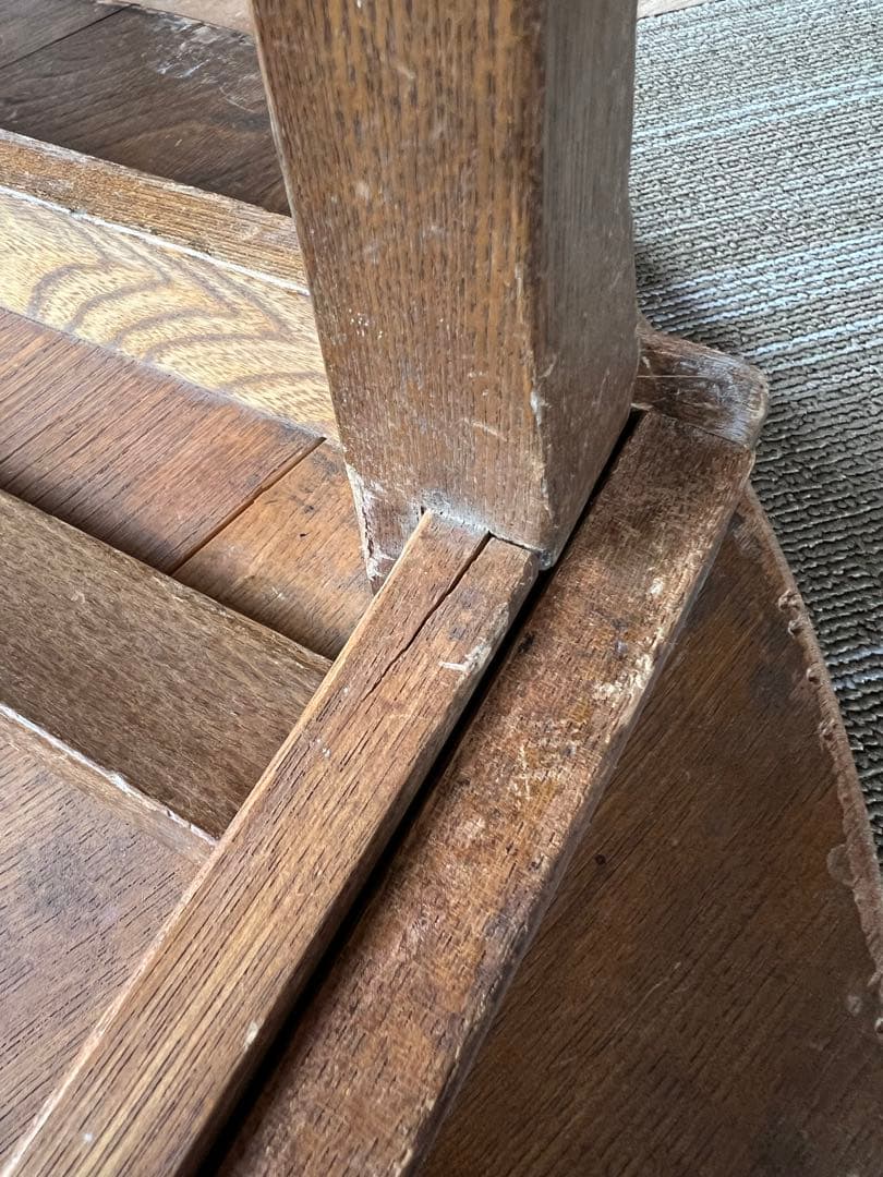 ちゃぶ台　木製　折りたたみ　レトロ