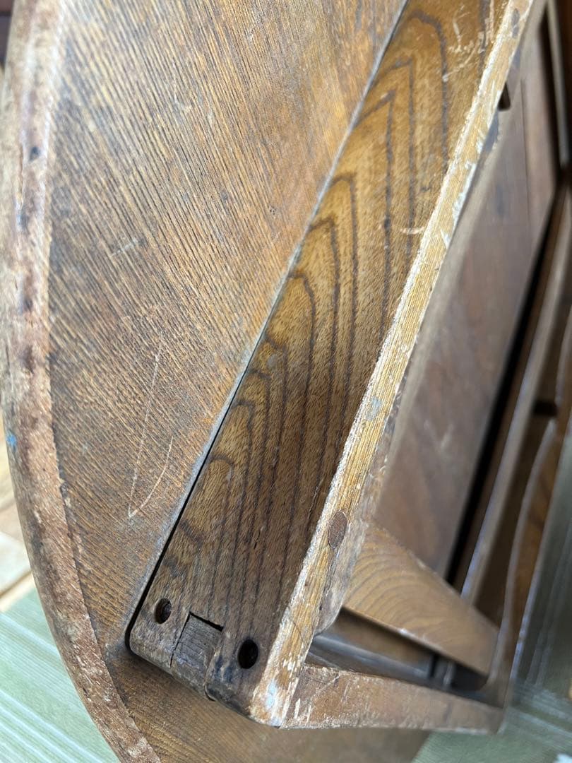 ちゃぶ台　木製　折りたたみ　レトロ