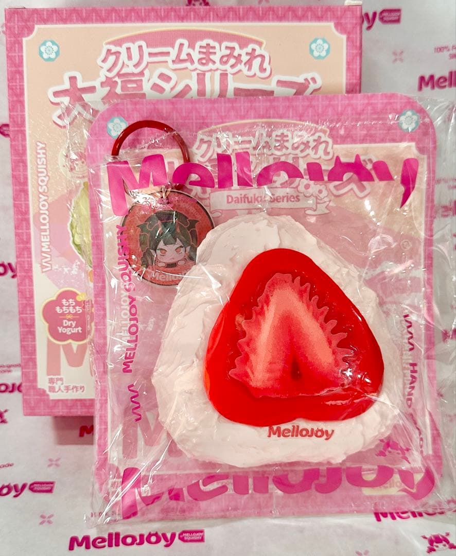 ① mellojoy 大福 クリーム ストロベリー いちご 苺 フルーツ