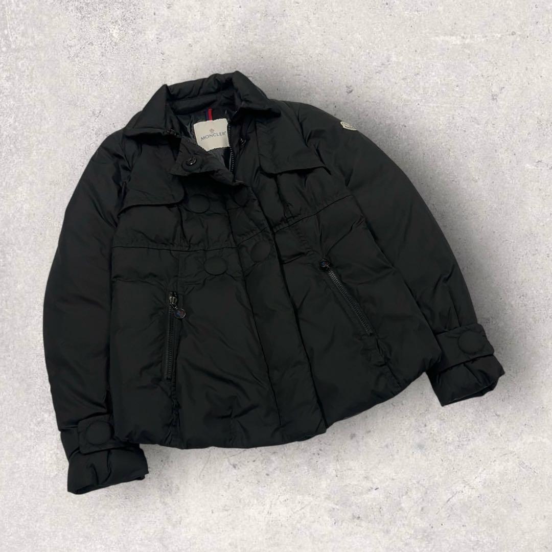 1966【美品・コード鑑定済み】モンクレール　POISON ダウンジャケット　黒