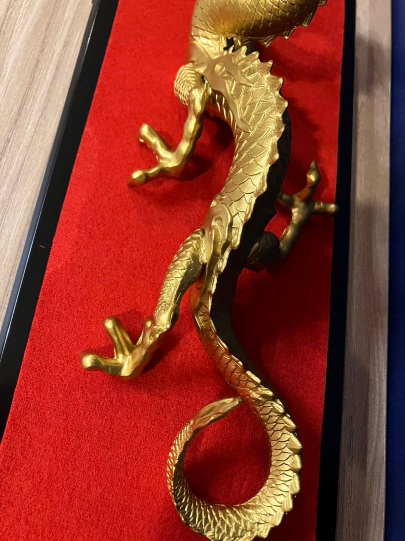 セール！開運龍　金の龍　金の開運龍　龍置物