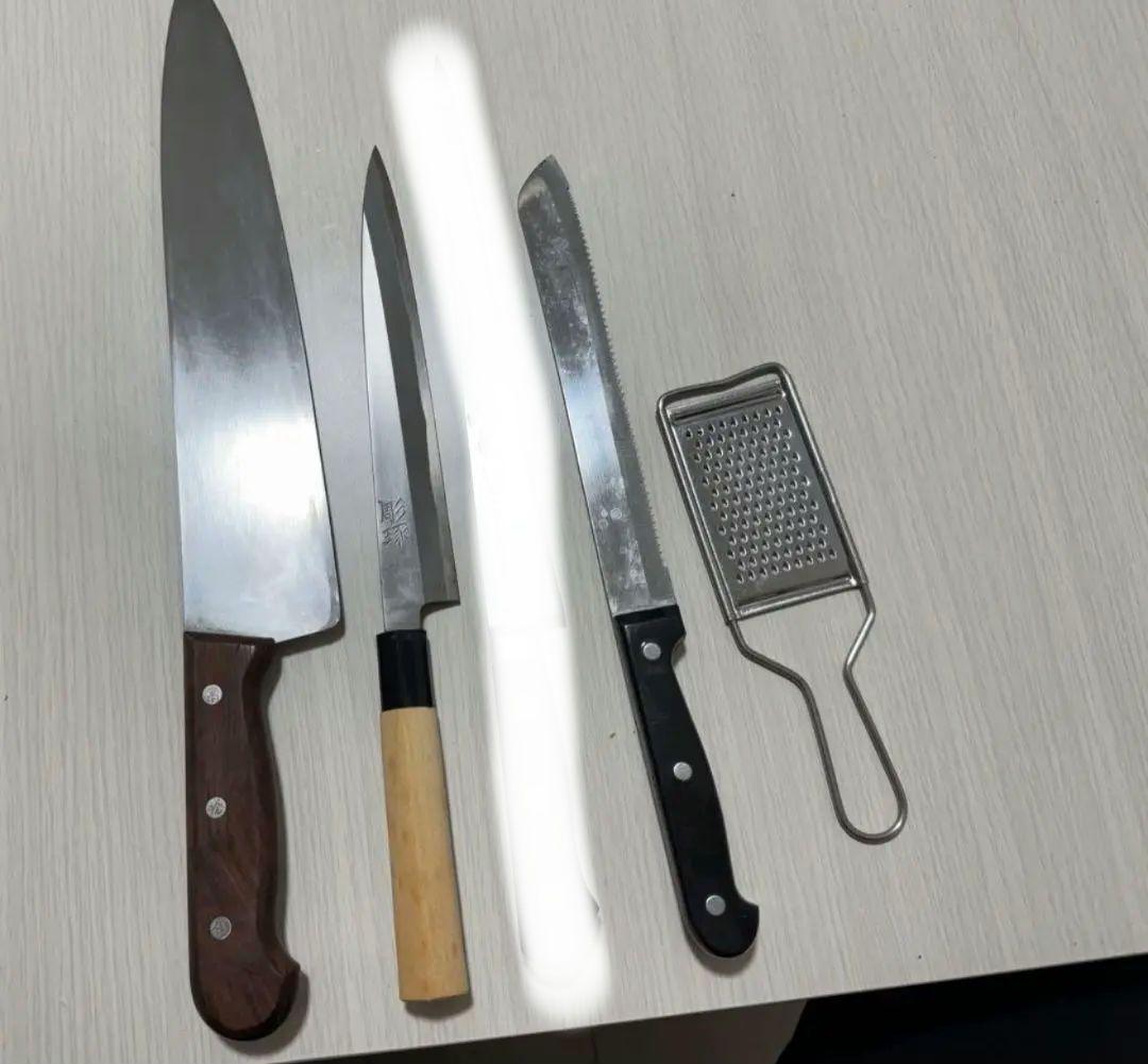 包丁セット 5点 シェフナイフ・ペティナイフなど