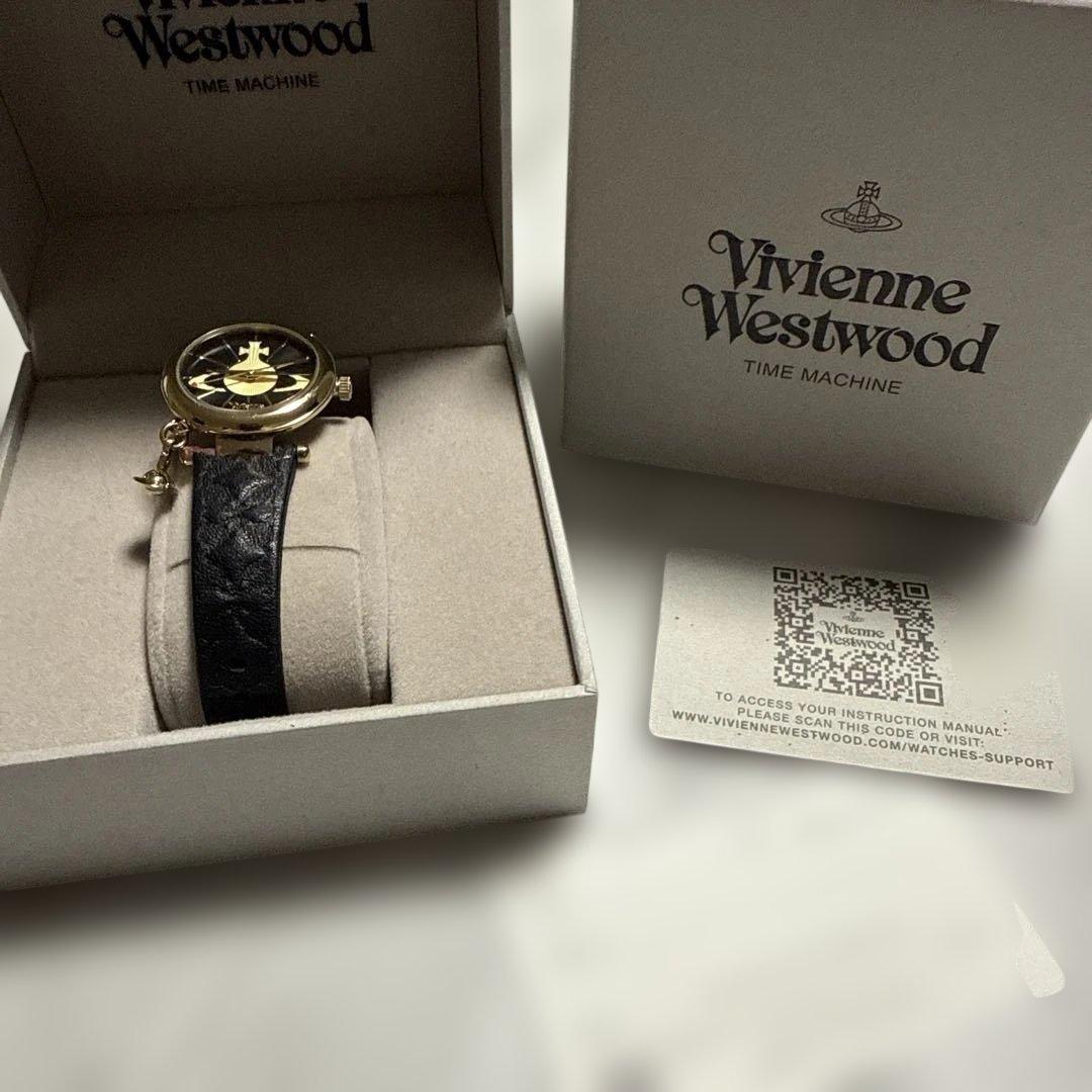 ヴィヴィアンウエストウッド 腕時計 ブラック 美品